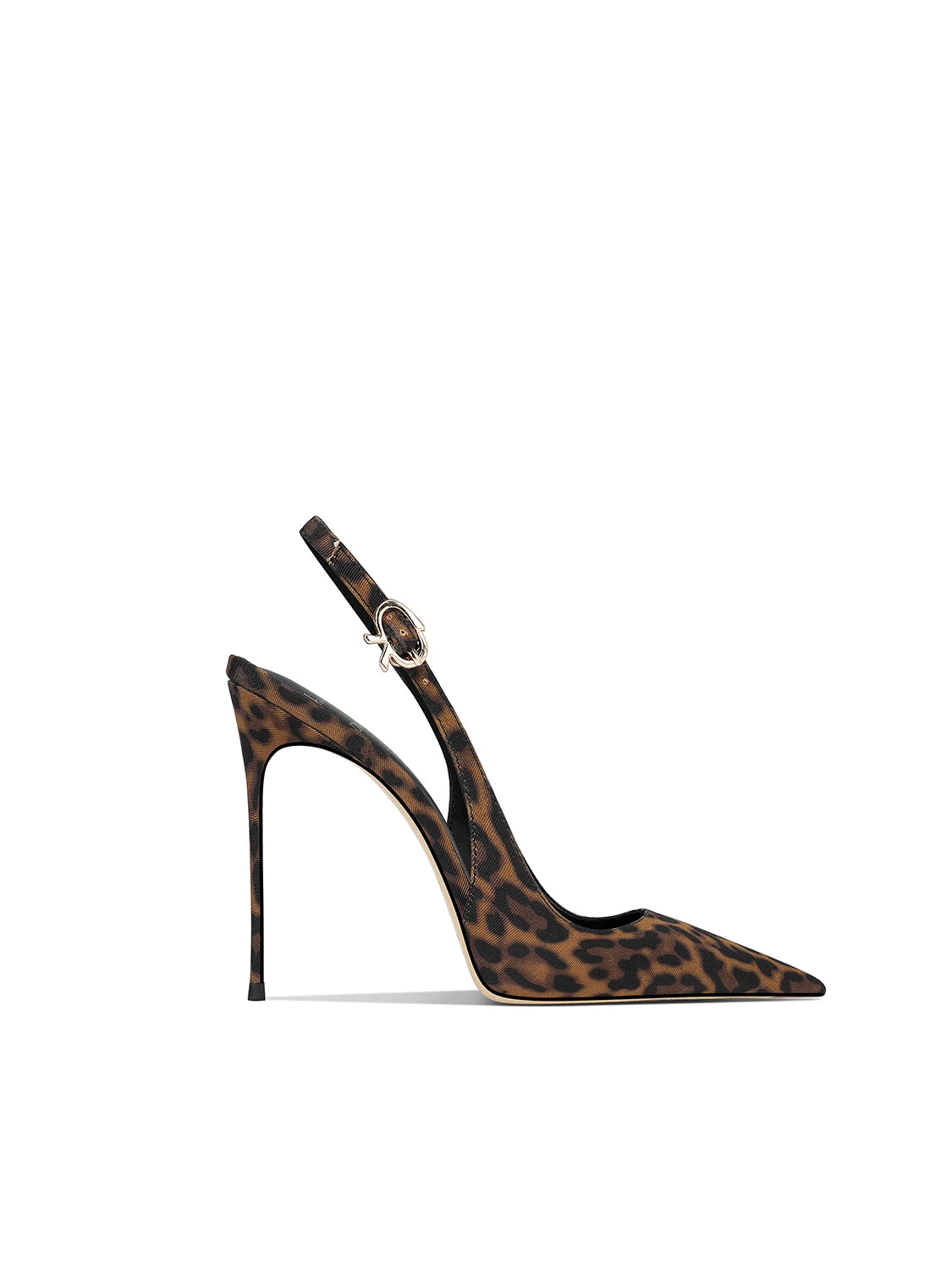 2025 new leopard print pointed French high-end sense small man not tired feet with skirt stiletto high heels women