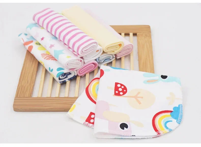 5/8 Pcs Cotton Newborn Baby Towels Set Saliva Towel Nursing Towel Baby Boys Girls Bebe Toalha Washcloth Handkerchief Cloth Wipes