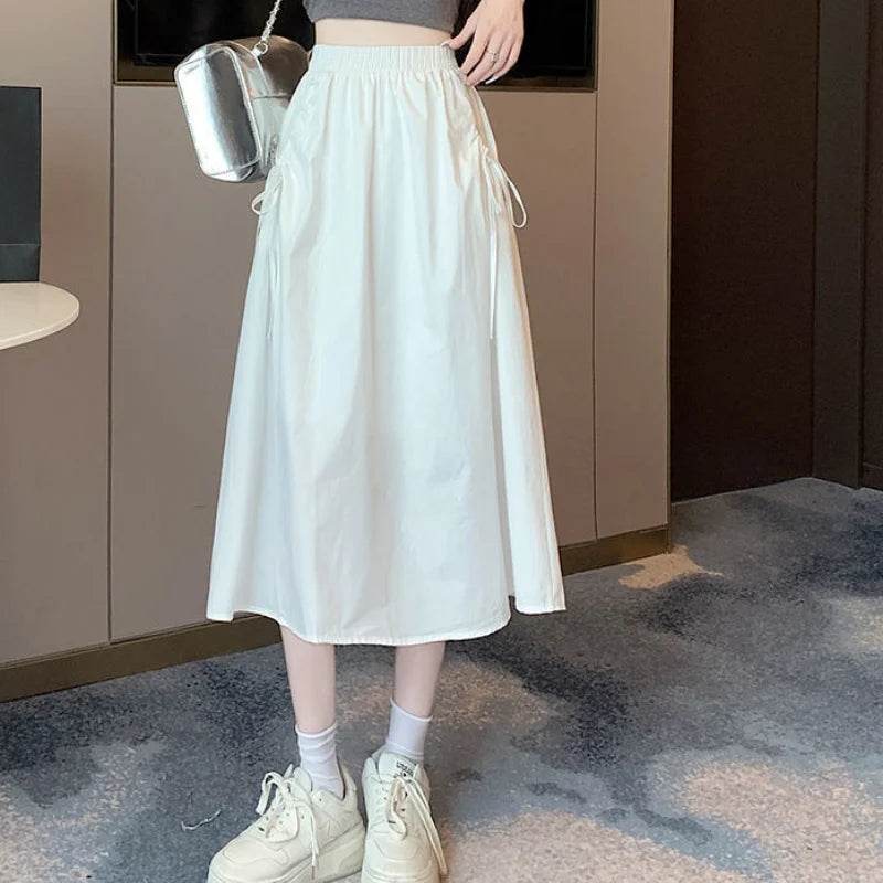 Skirts For Women Chubby Woman Skirt Drawstring Cargo New In Cheap Stylish Chic And Elegant Offer Aesthetic Hot Clothing Sales V - AIAZ