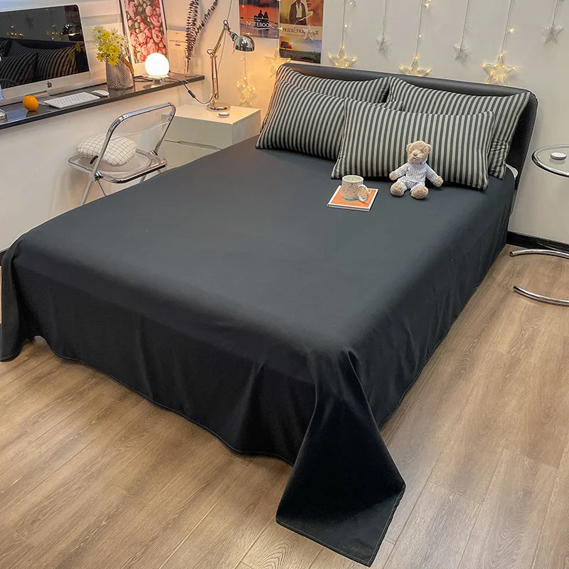 Nordic Plaid Pattern Wash Cotton Bedding Set Duvet Cover Pillowcase Bed Sheet Set Comforter Cover Bed Linens Set Queen King Size