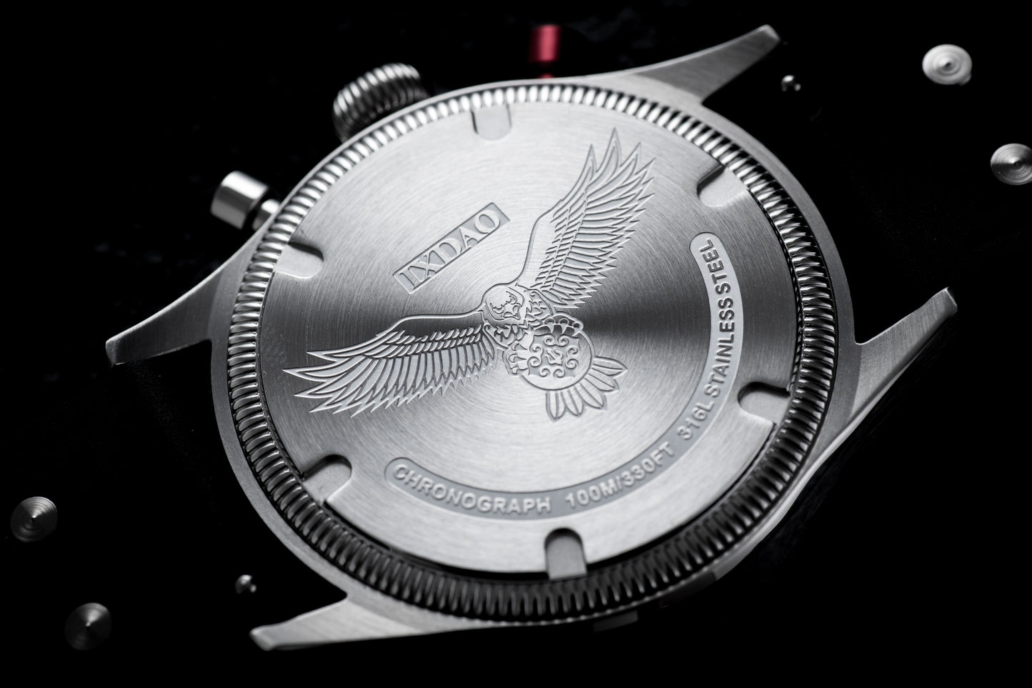 2025 New IXDAO 39mm Pilot Men Quartz Watches Peregrine Falcon Series VK64 Sapphire Stainless Steel Sports Chronograph 10Bar C3