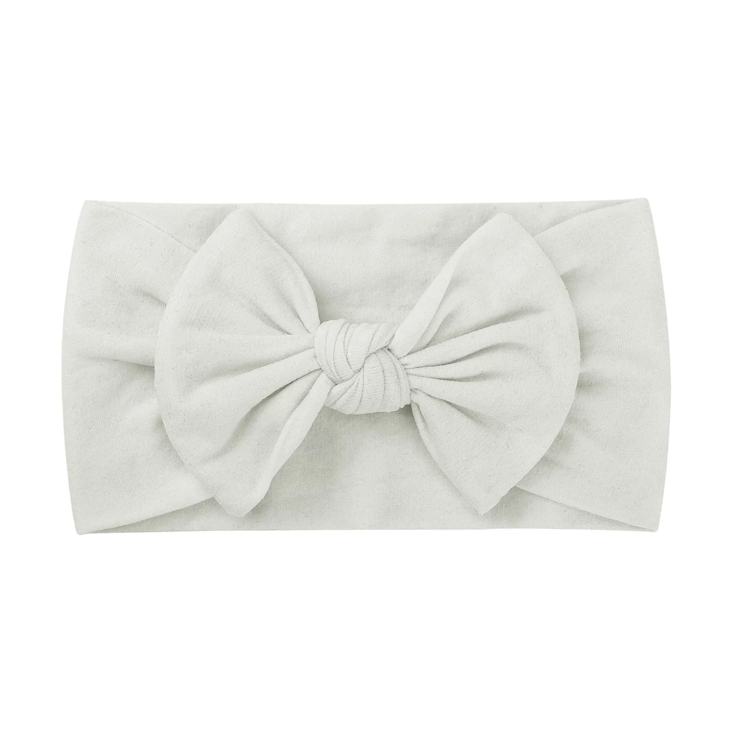 1Pc Baby Nylon Headscarf Astique Suitable Newborn Girl Flower Handmade Headband Elastic Hairband Turban Toddler Hair Accessories