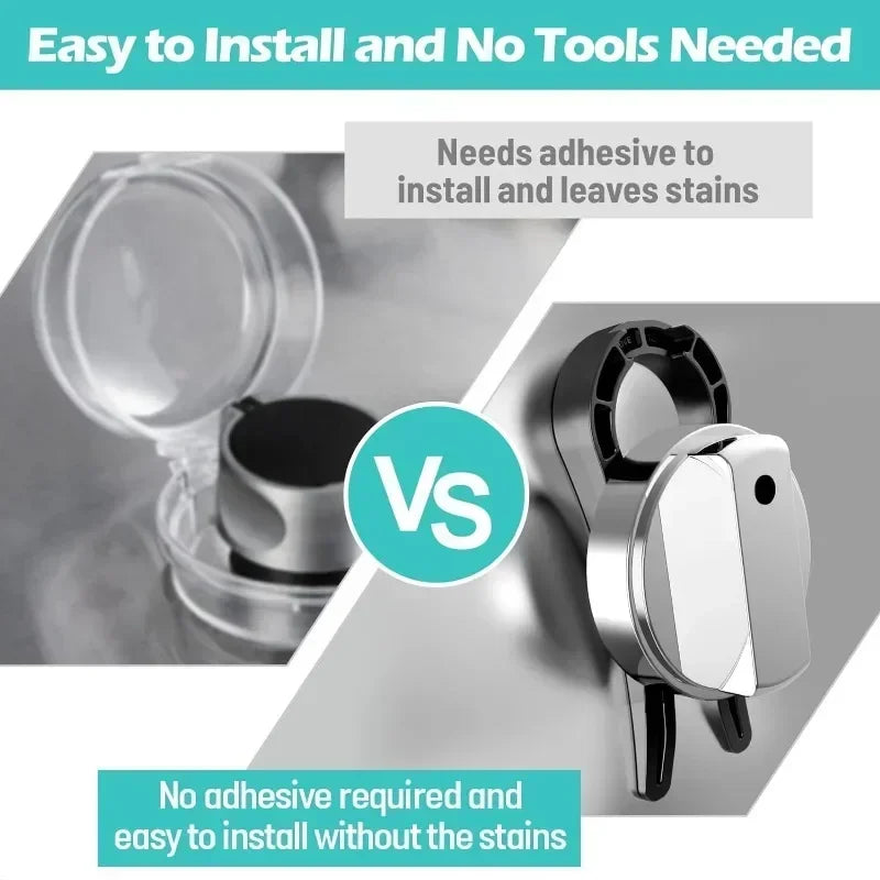 Kitchen Shrinking Gas Stove Knob Lock Baby Protection Oven Knob Cover Lock Child Safety Clip To Prevent Accidental Contact