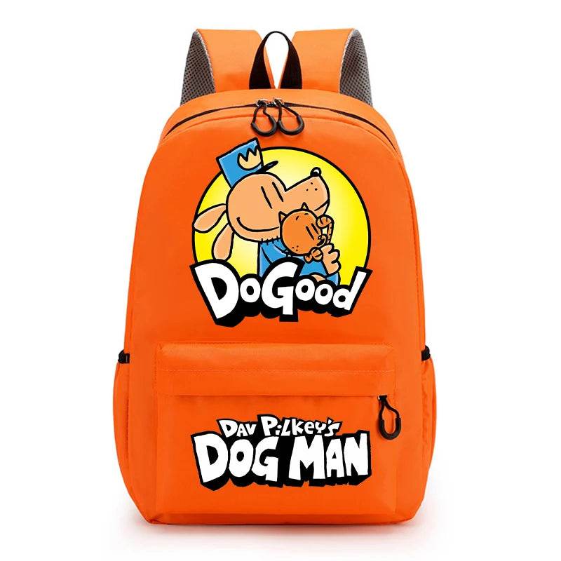 New Dog Man Kids Backpacks Boys Large-capacity School Backpack Cute Cartoon School Bags Children School Supplies Birthday Gifts - AIAZ