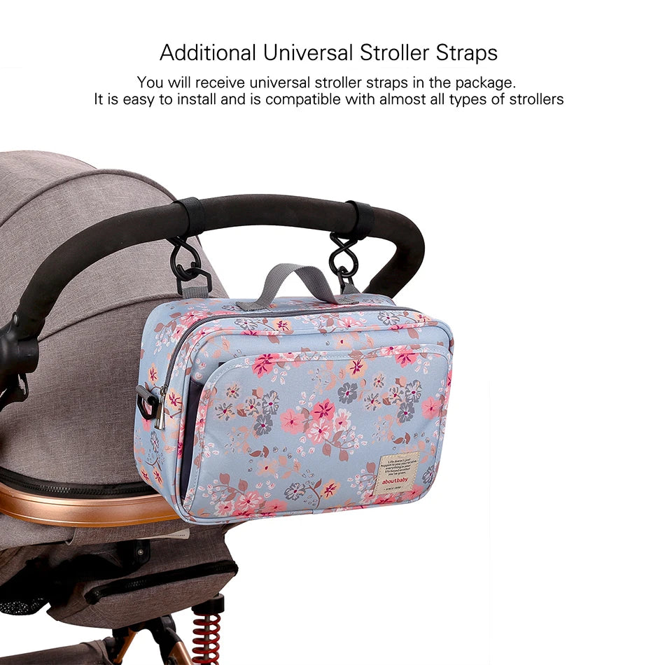 Women Multi-functional Messenger Bags Outdoor Waterproof Stroller Hanging Bag Baby Diaper Bags Adult Casual Cartoon Shoulder Bag