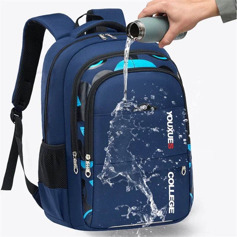 New Children School Bags Kids Backpack In Primary Schoolbag For Teenager Boys Waterproof Backpacks Book Bag - AIAZ