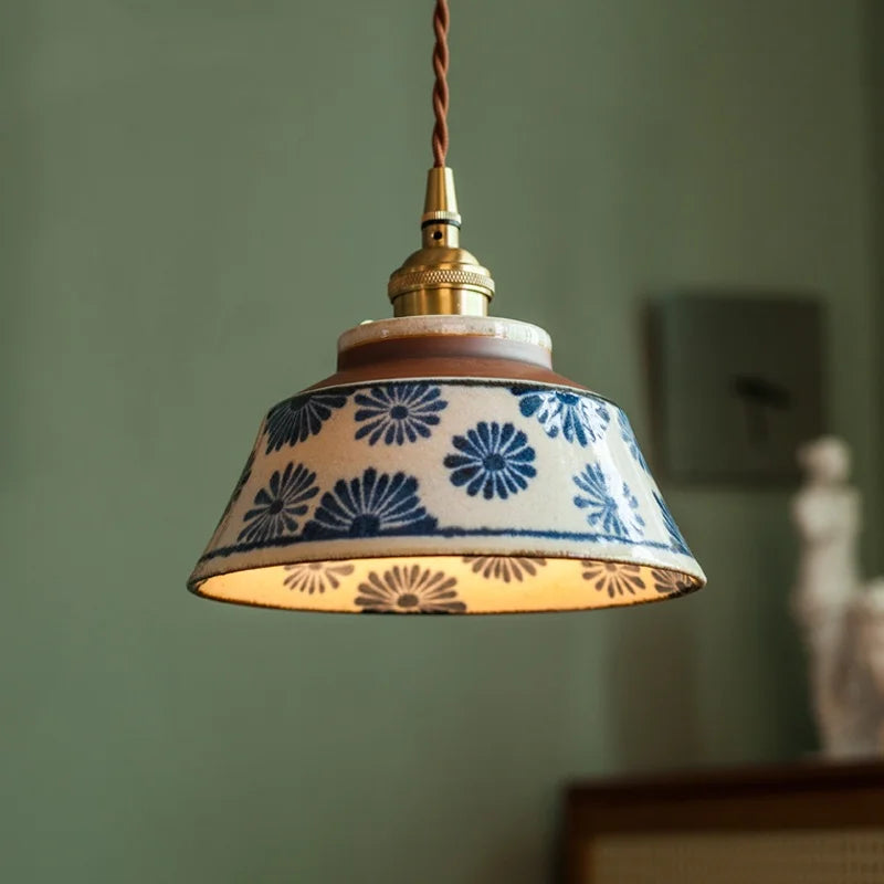 IWHD 2024 New Style Nordic Modern LED Pendant Lights Fixtures 4W Bedroom Dinning Living Room Ceramic Beside Lamp Hanglamp