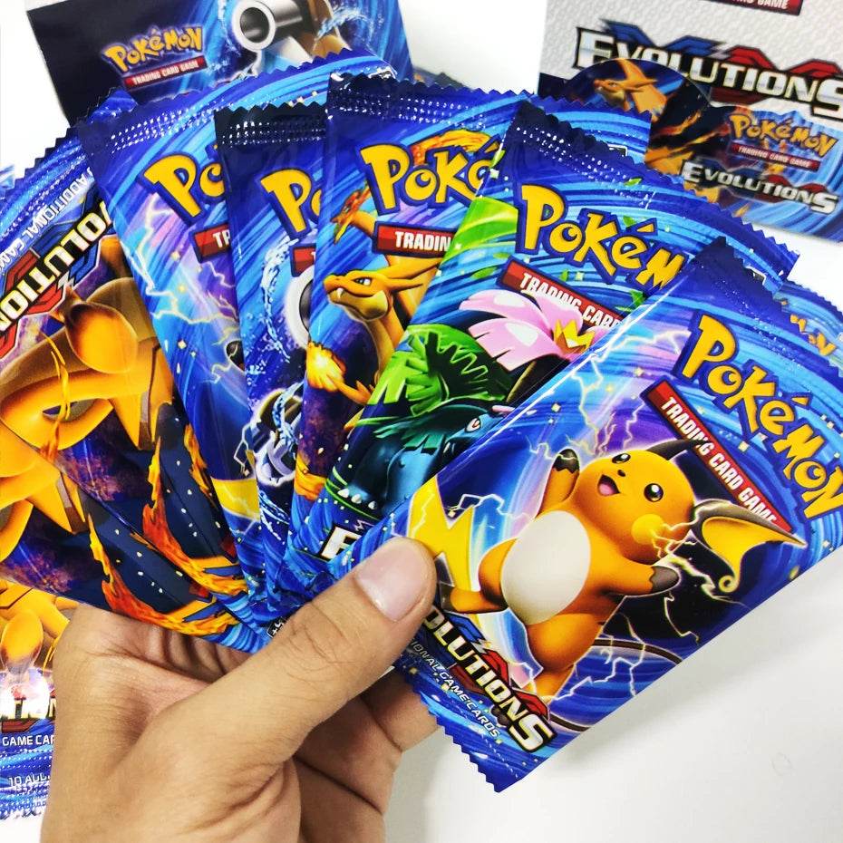 Newest 324Pcs Pokemon Cards Sun & Moon XY Evolutions Pokemon Booster Box Collectible Tradiner Card Game toy for children - AIAZ