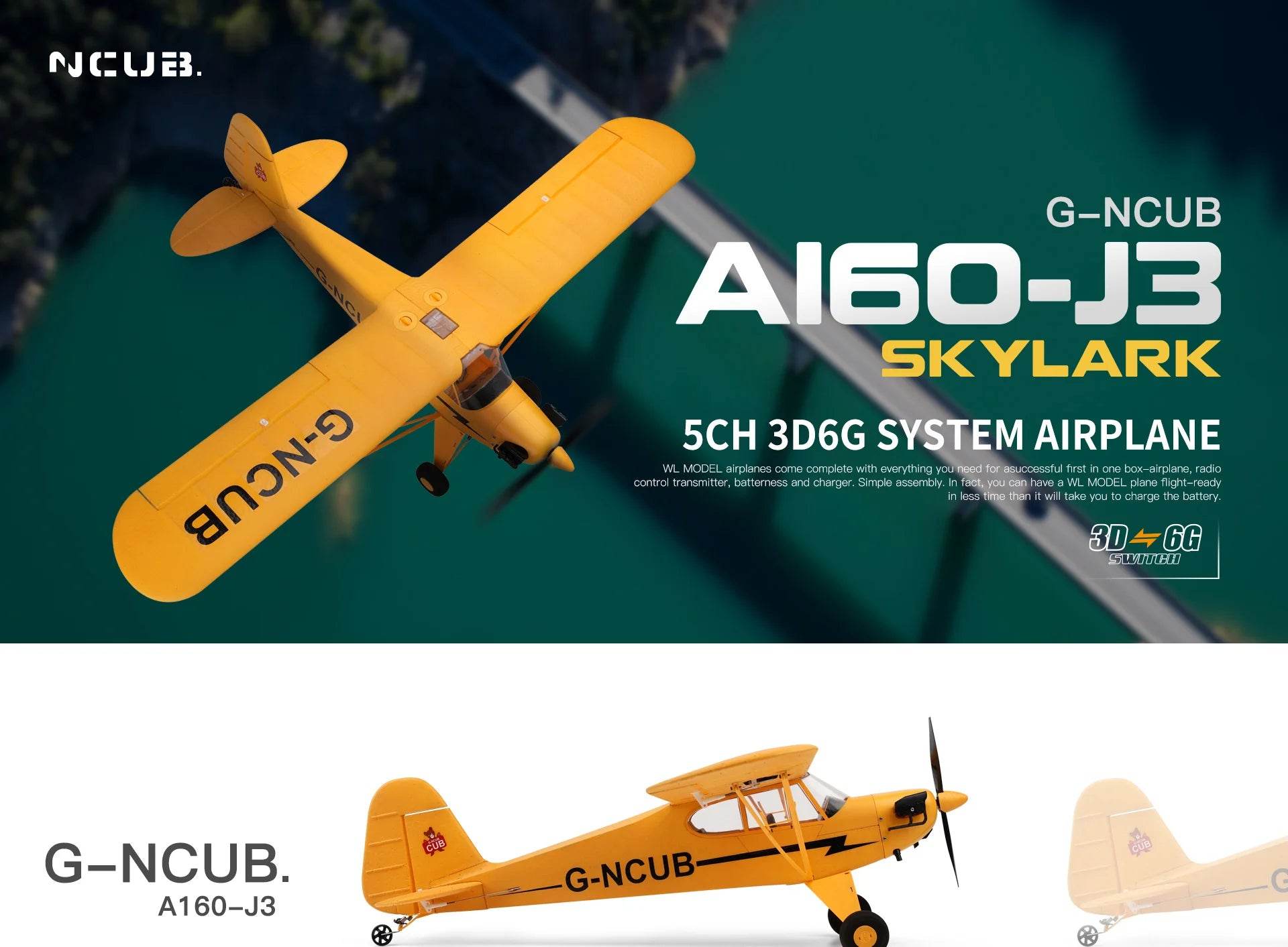 Qidi560 Moore M7 Off-road RC Plane 4CH Brushless Remote Control Airplane Fixed Wing Aircraft Model EPP Foam Toys for Children - AIAZ