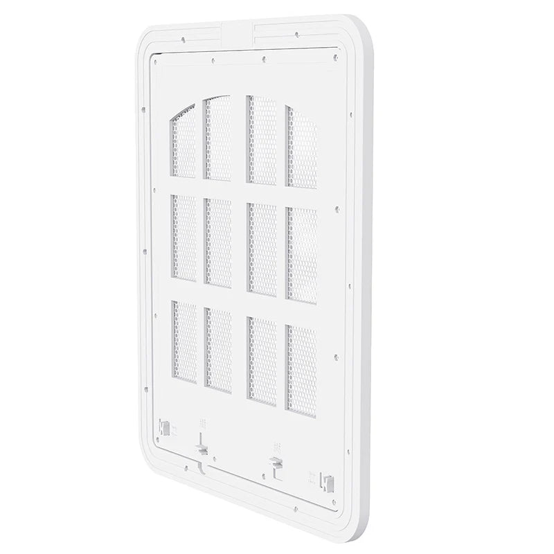 Large Dog Screen Door Flap Opening Dog Door for Screen Door with 4 Entry Ways Self-Closing Pet Screen Door for Dogs Cats