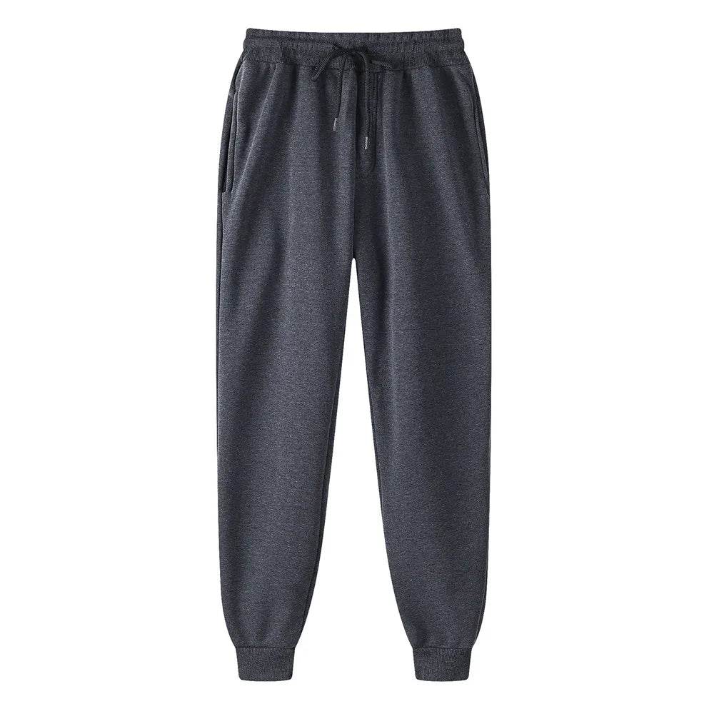 Men Clothing Jogger Pants Men Man Pants for Mens Sweatpants Men's Brushed Gym Women's Winter Trousers Tracksuit Fleece-lined - AIAZ
