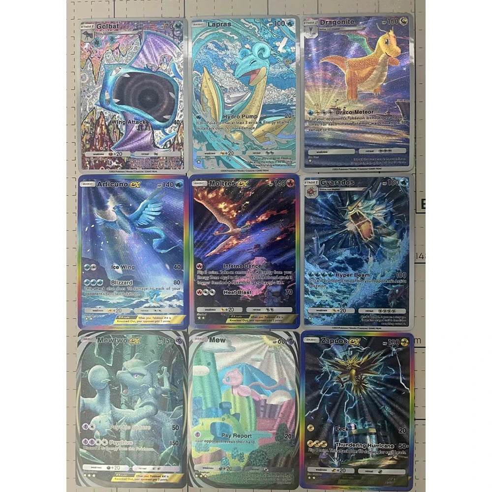 13PCS/SET NEW DIY Anime PTCG POCKET COLLECTION CARD WIGGLYTUFF TATSUGIRI ENGLISH VERSION Embossed Texture Flash Card Child Gift - AIAZ