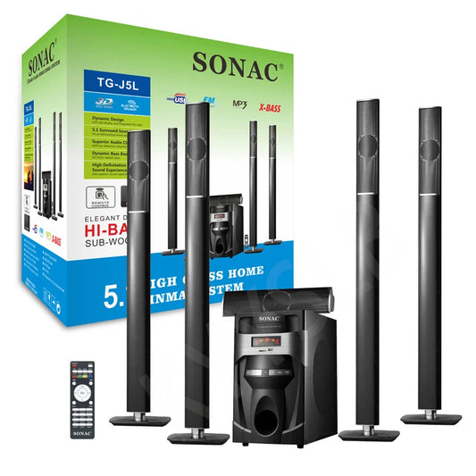 KYYSLB Wireless Subwoofer Blueteeth 5.1 Home Theater System Set TV Mobile Phone Karaoke Soundbar Speaker K Song Speakers Column