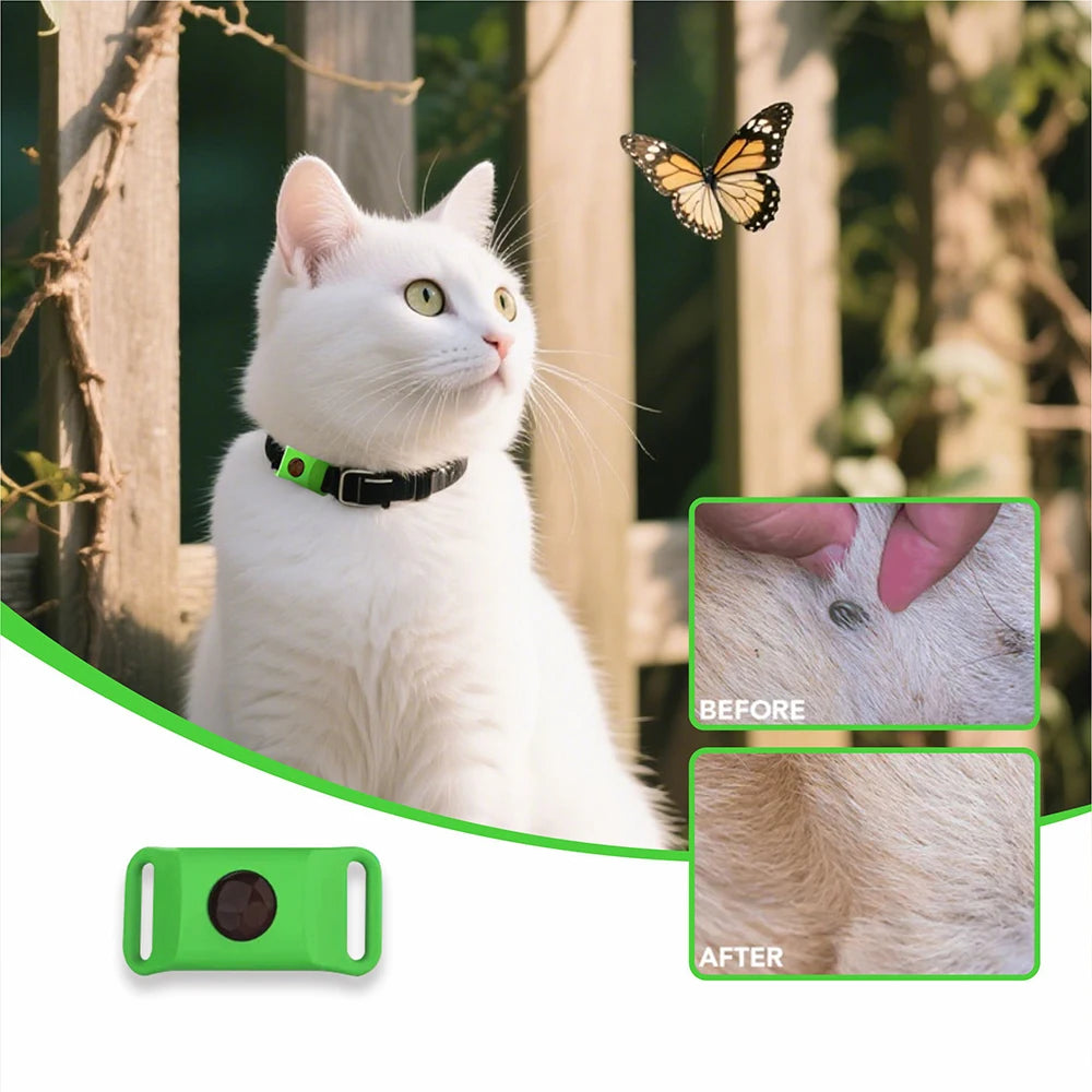 Natural Pets Anti - Flea & Tick Essential Oil Pendant Dogs Cats Safe Collar Wearable Pet Tags with Essential Oils to Repel Pests