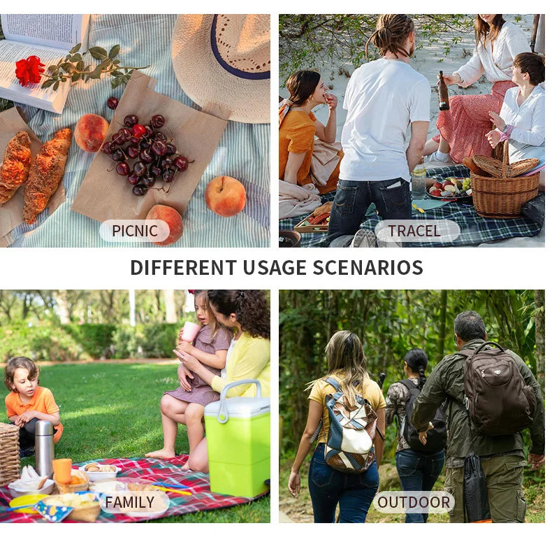 26L Outdoor Cooler Bag Thermal Backpack Insulated Picnic Lunch Bag Camping Food Drink Beer Ice Bag Leakproof Travel Backpack