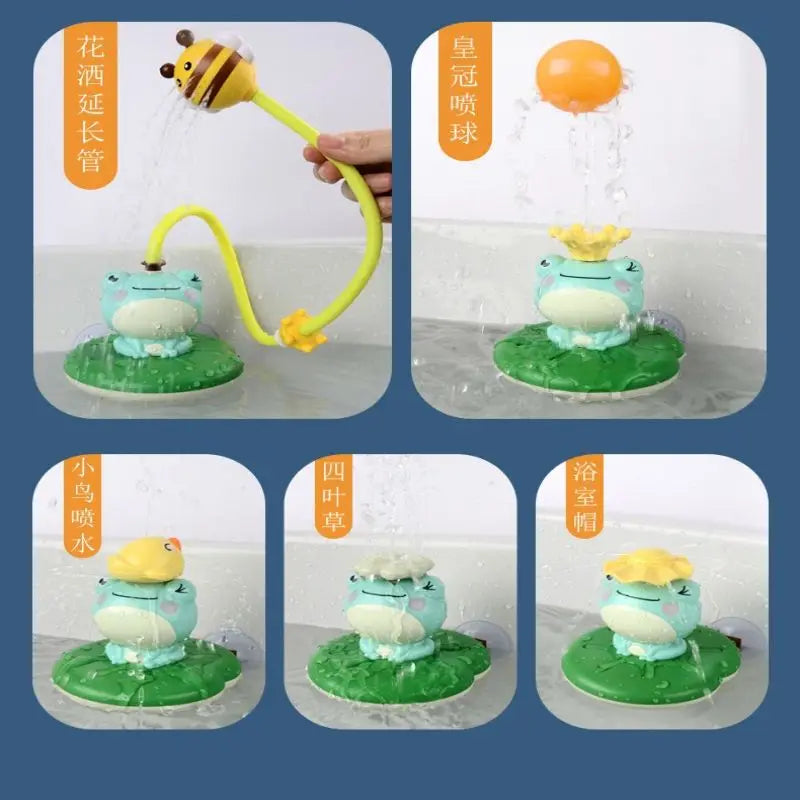 Radish Submarine Shower Baby Bath Toy Infant Play Electric Shower Children Play Water Bath Artifact