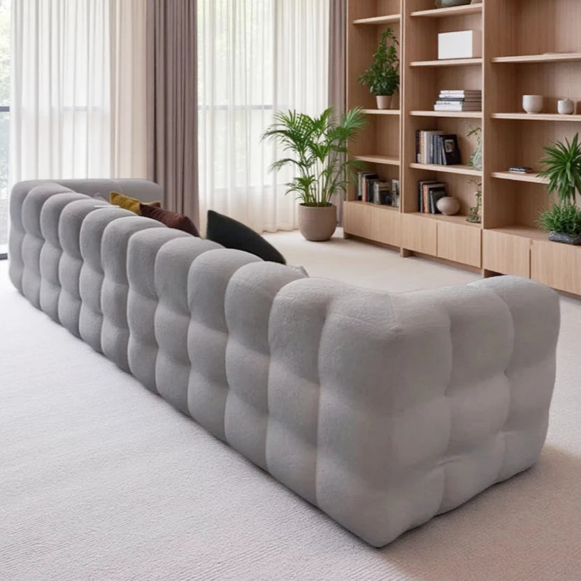 Family Luxury Living Room Sofas European Modern Plush Reclining Sofa Corner Lounger Muebles Para El Hogar Home Decoration