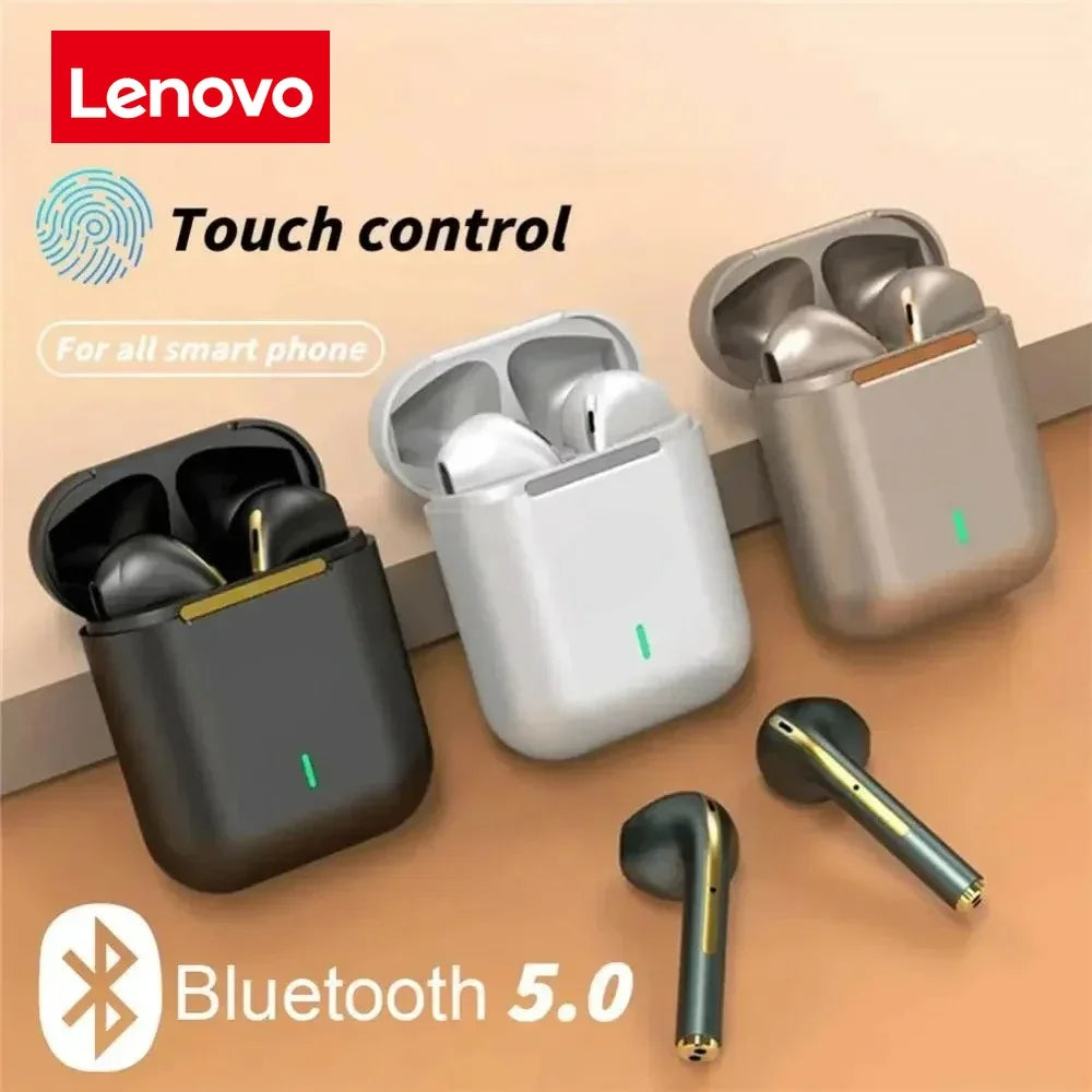 Lenovo Wireless Earbuds Bluetooth Earphones Noise-Cancelling Gaming Headset True Wireless Stereo Earbuds Hands-Free Earbuds