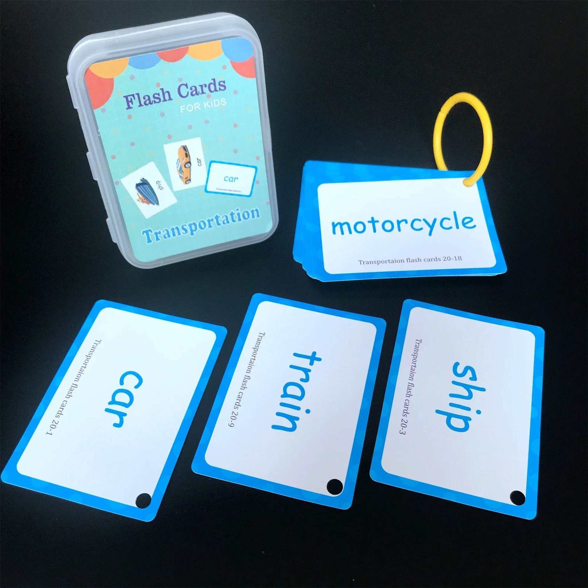 Kids English Words Learning Flashcards Reading Enlightenment Cards Home School Educational Toys Montessori Teacher Teaching Aids - AIAZ