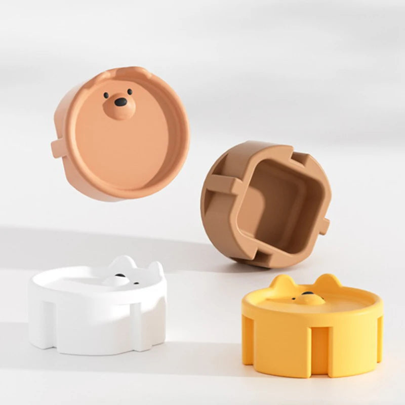 5Pcs Baby Safety Protection Socket Protective Cover Cute Cartoon Children Electric Shock Prevention Dust Protection Cover