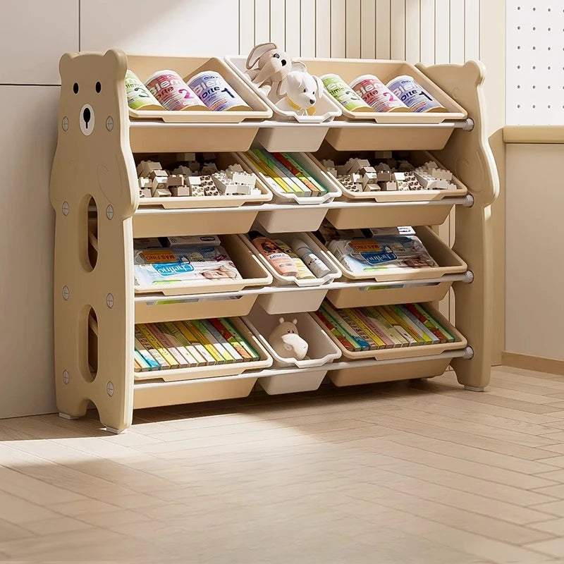 Children's Toy Storage Rack, Floor Standing Multi-layer Storage Rack, Easy Classification and Organization Storage Rack