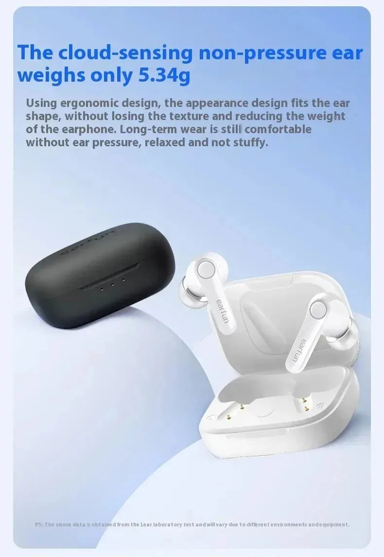 EarFun Air Pro4 Bluetooth Earphone HI-FI Active Noise Reduction IPX5 Waterproof Dynamic Diaphragm Ergonomics Gamer Earbuds