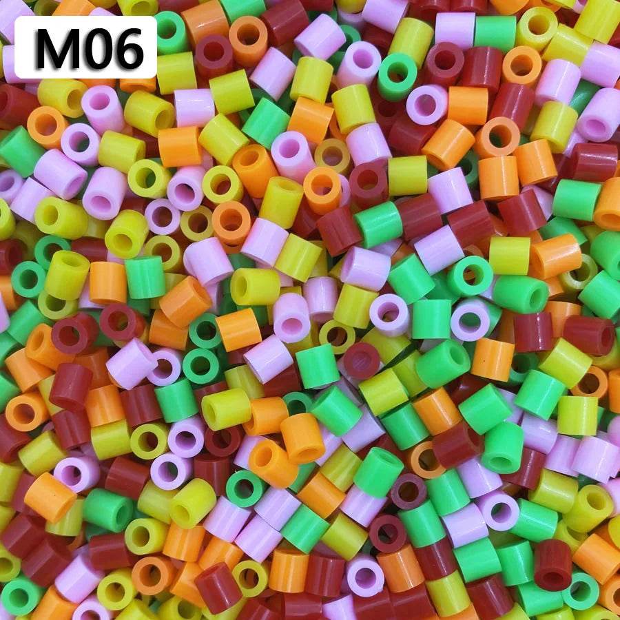 5MM 1000PCs Pixel Puzzle Iron Beads for kids Perler Hama Beads Diy High Quality Handmade Gift toy Fuse Beads - AIAZ