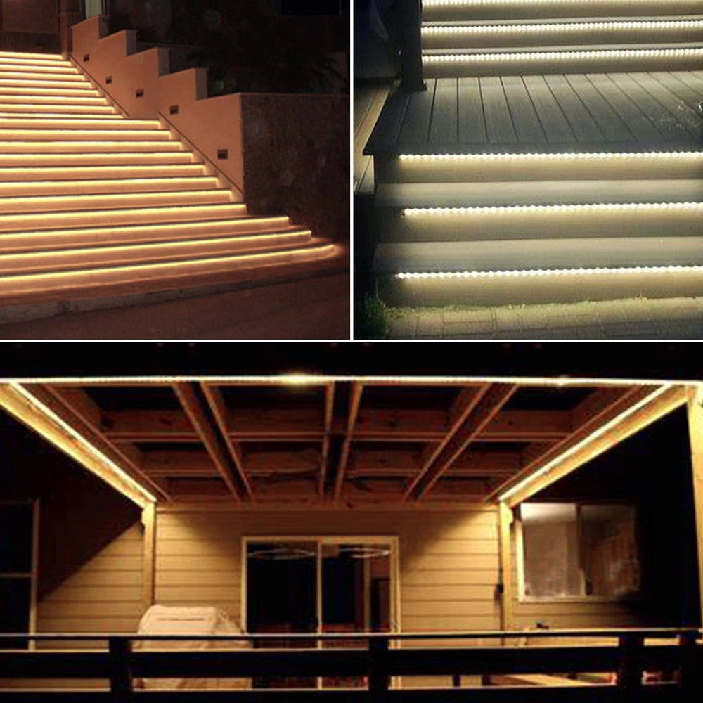 Outdoor Solar LED Strip Light Strip With IP65 Waterproof 5M Light Strip Suitable for Outdoor Courtyard Decoration LED Lights