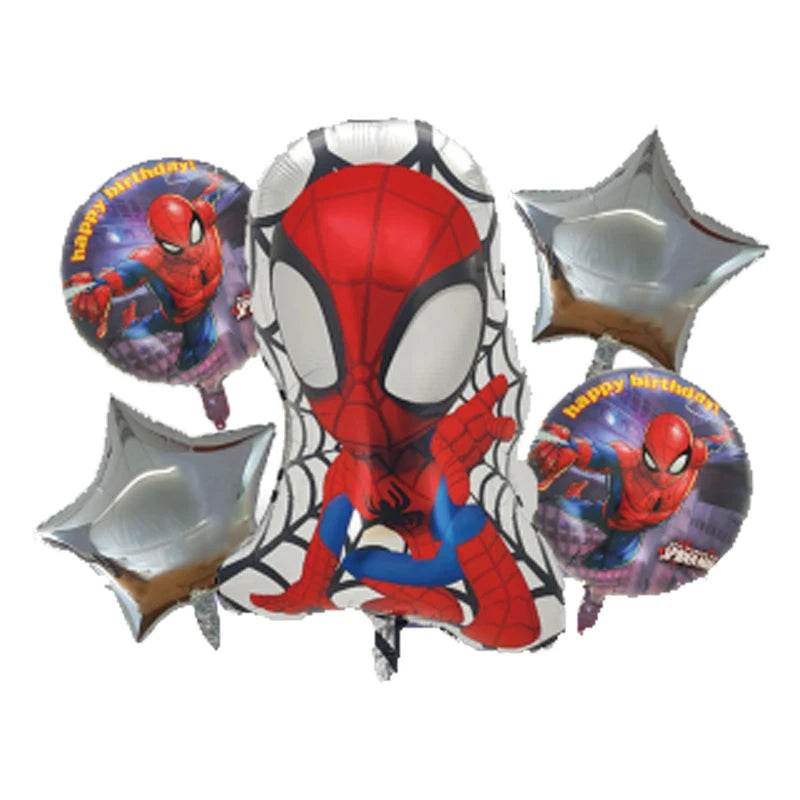 Spidey And His Amazing Friends Birthday Decoration Party Supplies Paper Cups Plates Napkins Tableware Tablecloth Kids Balloons - AIAZ