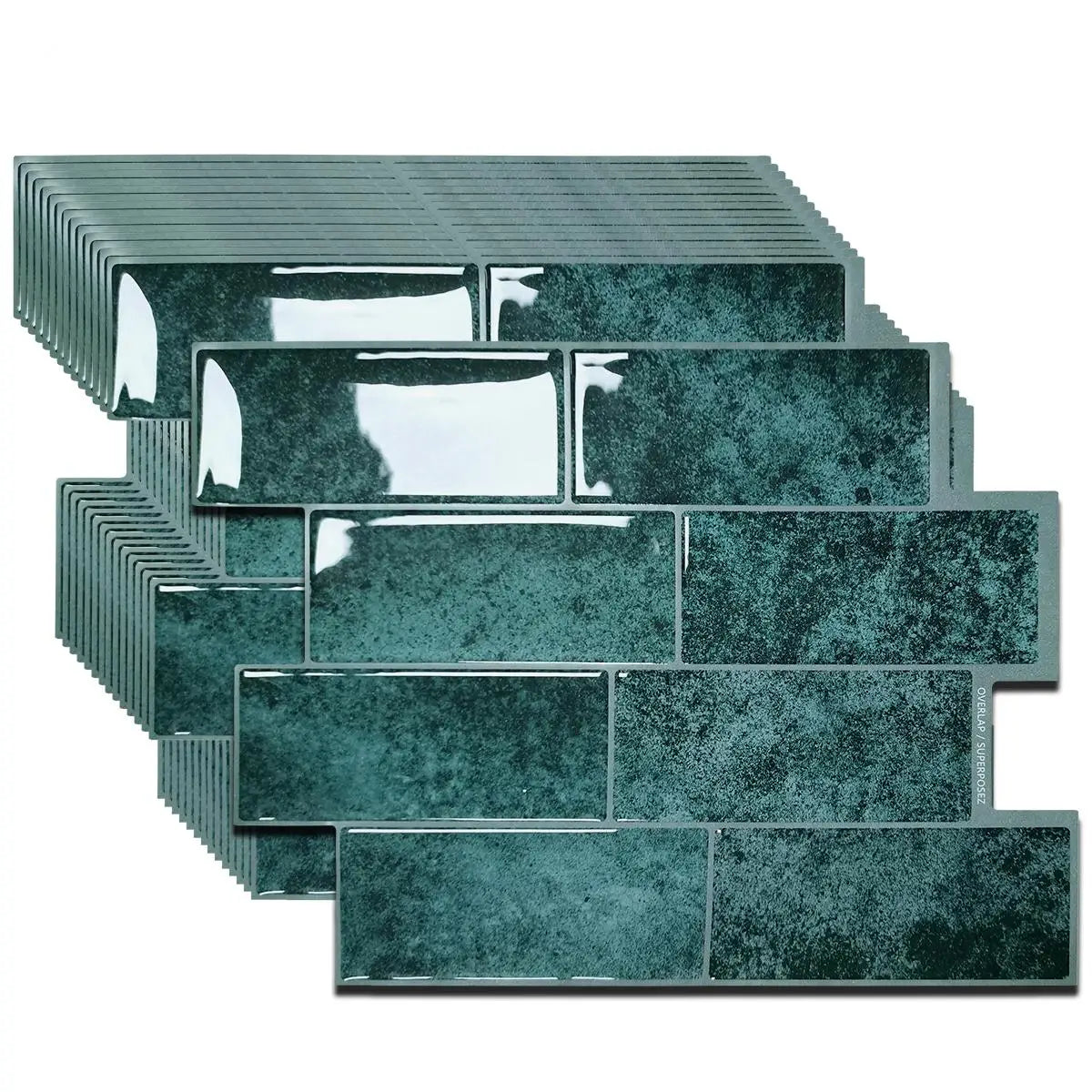 5/10/20pcs Peel And Stick Wall Tile, Waterproof Wallpaper For Living Room Kitchen，Interior Decorative 3D Wall Tiles