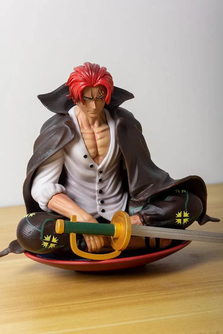 17cm One Piece Shanks Anime Figures Film Red Yonko Red Hair Shanks Action Figure PVC Statue Figurine Model Decoration Doll Toys - AIAZ