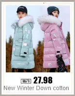 -30 degree Winter Ski Suit Plus Velvet Baby Jumpsuit Boy Overalls Warm Kids toddler girl Clothes Children Clothing coat overcoat