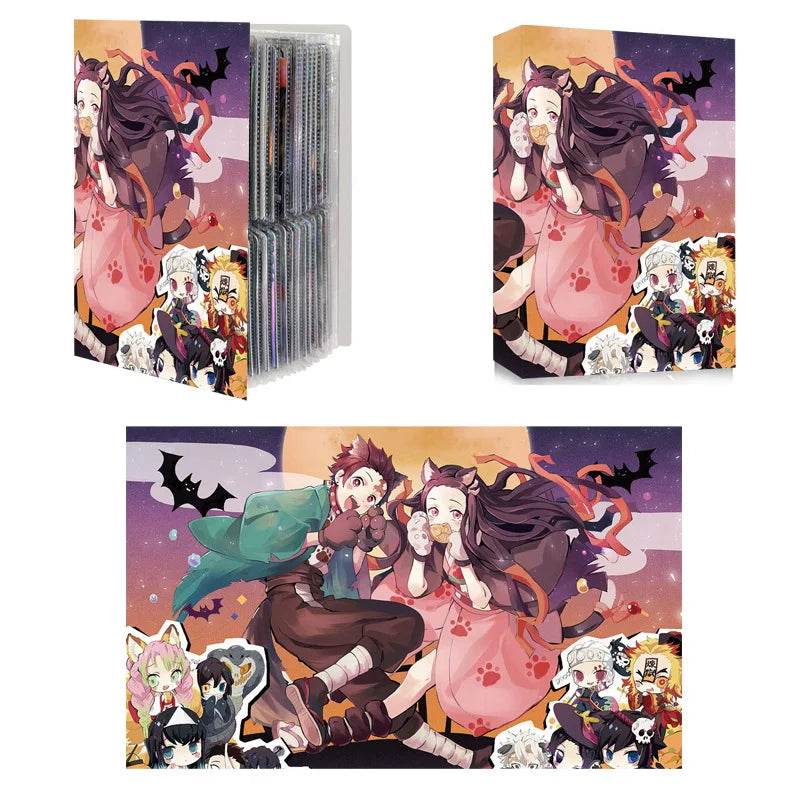 240pcs Card Album Book Naruto Dragon Ball Goku Vegeta ONE PIECE Luffy Zoro Map Letter Holder Binder Card Notebook Collection Toy - AIAZ
