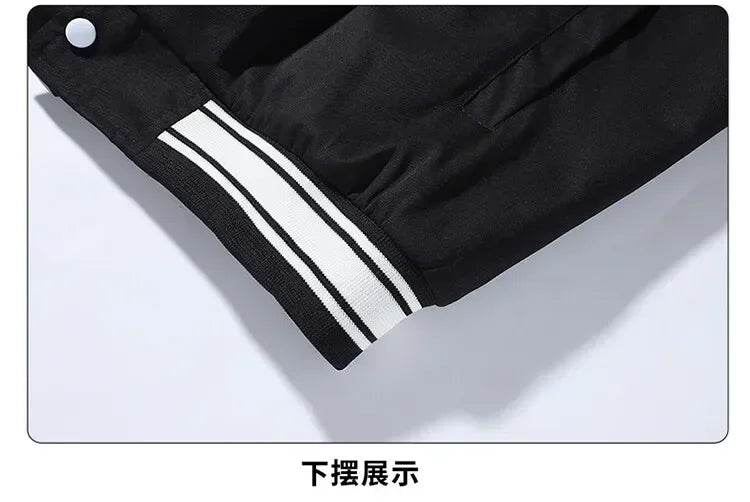 Mens Clothes Loose Fashion Baseball Uniform Outdoor Biker Travel Coat Men Loose Jacket Sportswear Motorcycle Jacket Men's Coat - AIAZ