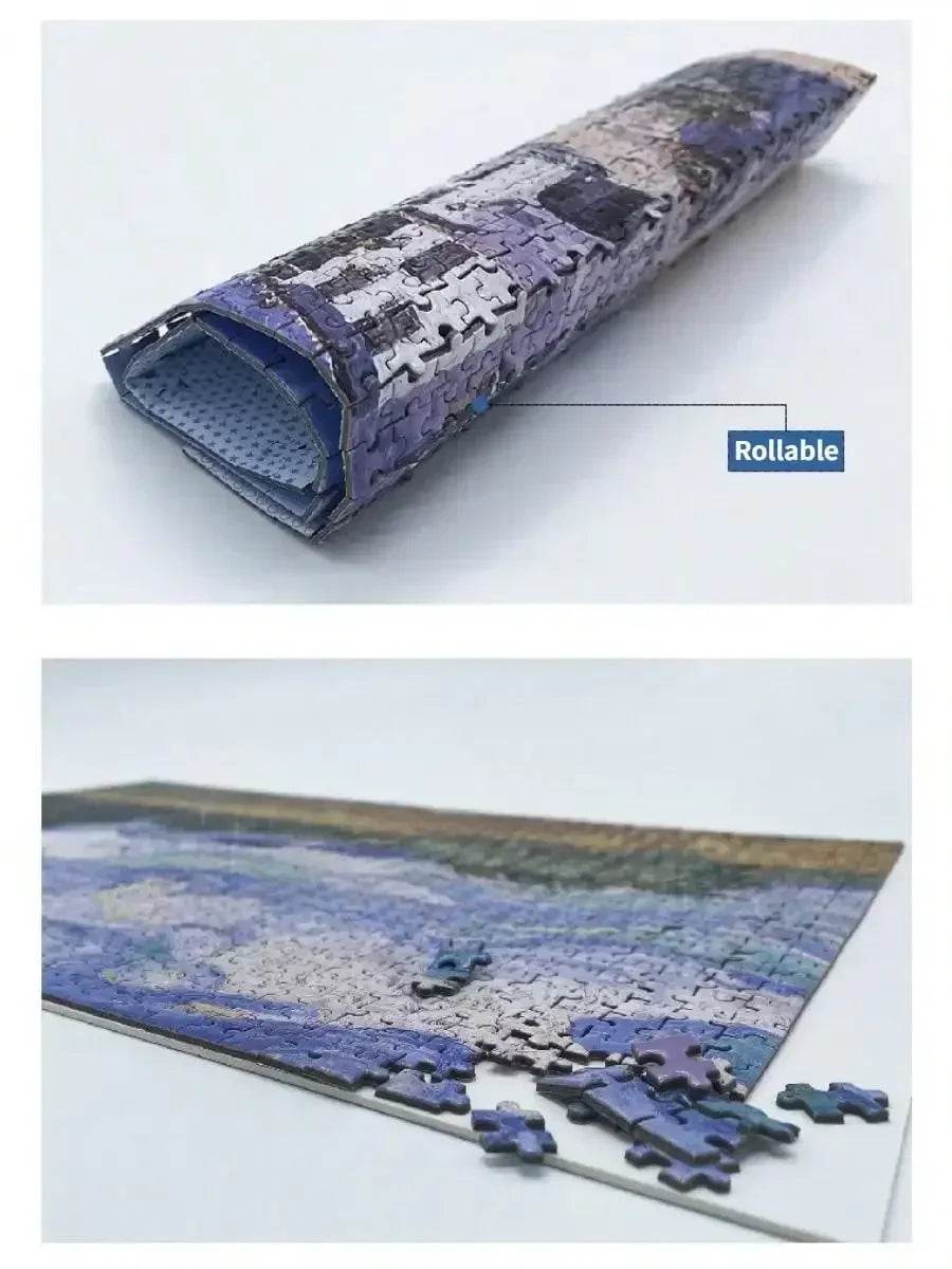 38*26cm Mini Jigsaw Puzzle 1000 Pieces for Adults Famous Oil Painting Van Gogh Puzzle Christmas Gift Toy Educational Toys - AIAZ