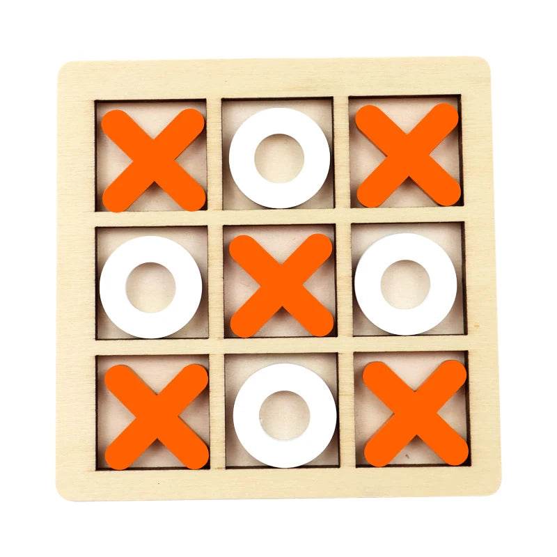 Montessori Play Game Wooden Toy Mini Chess Interaction Puzzle Training Brain Learing Early Educational Toys For Children Kids - AIAZ