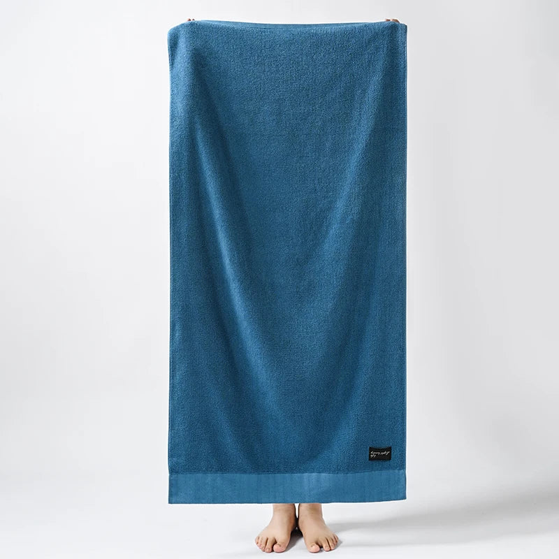 Adult Bath Towel 100% Cotton Sweat Absorbent Towel Sports Towel Strongly Absorbent Bath Towel Set 70x140cm