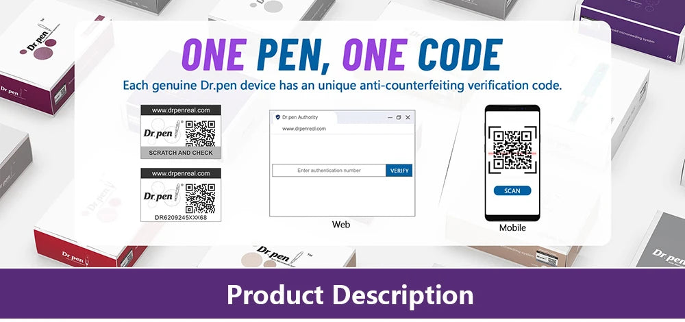 Authentic Dr.pen Ultima M8S Wireless Professional Derma Pen With 22 Needles Catridges For Hair Growth Microneedle Therapy Pen