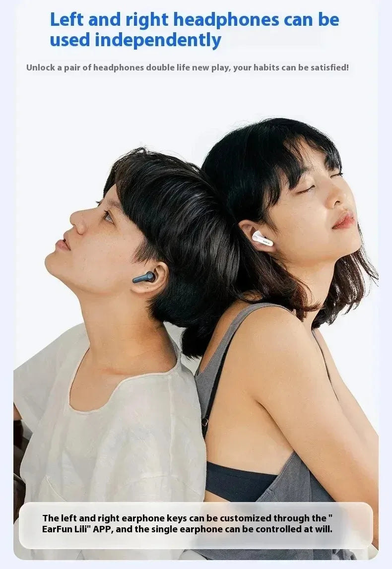 EarFun Air Pro4 Bluetooth Earphone HI-FI Active Noise Reduction IPX5 Waterproof Dynamic Diaphragm Ergonomics Gamer Earbuds
