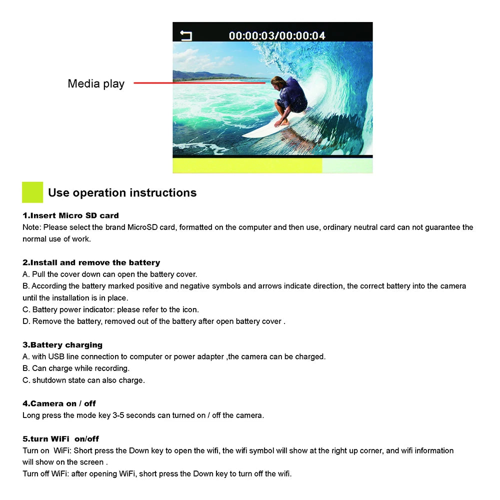 2" IPS Dual Screen Action Camera 5K 30FPS  4K 60FPS 48MP EIS Video With Optional Filter Lens 1080P Webcam Vlog WiFi Sports Cam