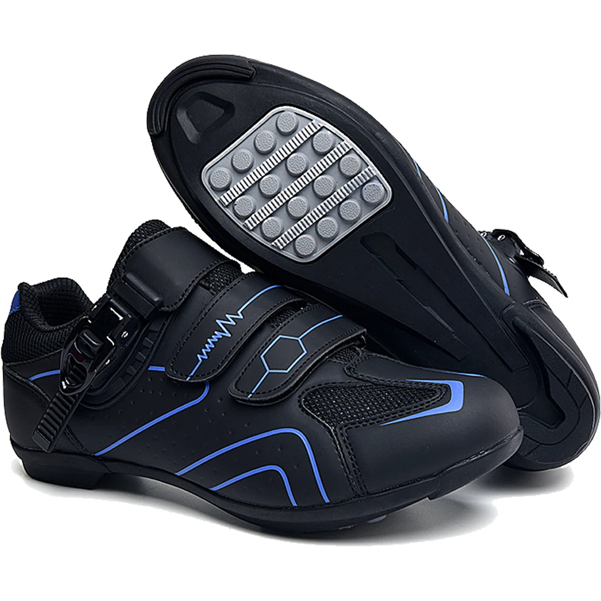 New men's cycling sneakers with cleats Speed cycling Shoes for women, rubber soled cycling shoes