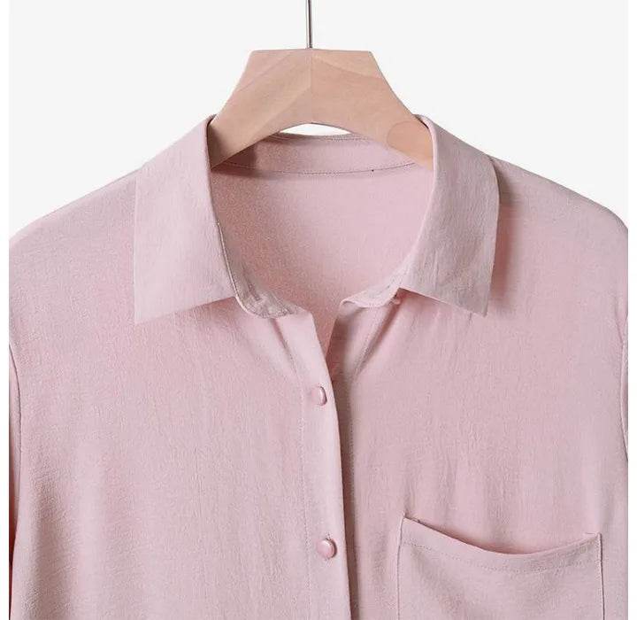 Casual Sets of Clothes for Muslim Woman Fashion Mushroom Button Long Sleeves Pants Suits for Female New Spring and Autumn 2023 - AIAZ