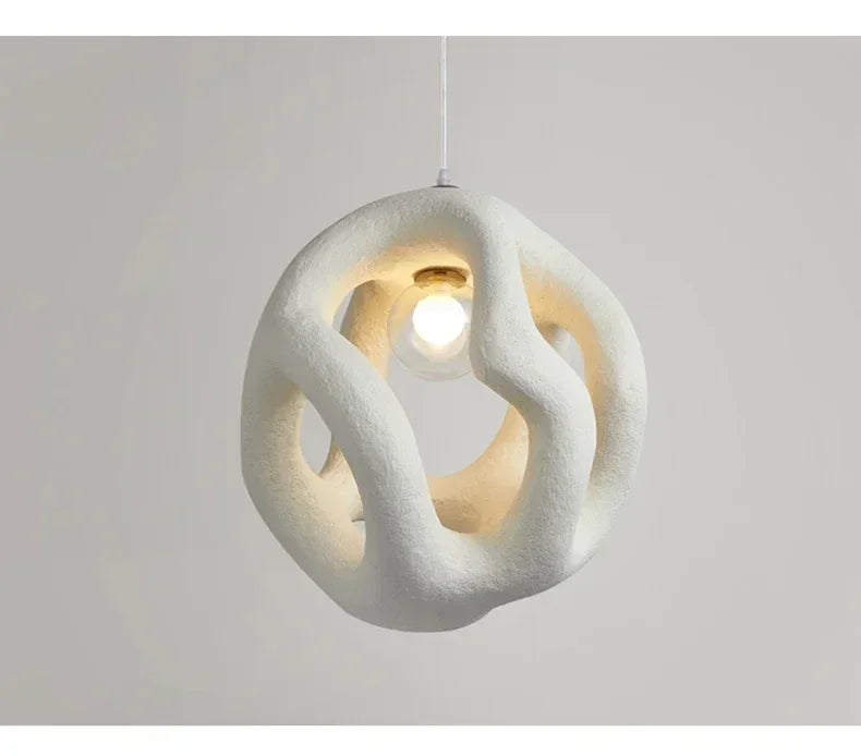 Wabi Sabi Style Restaurant Pendant Light Single Head Small Pendant Light Designer Living Room Sofa Light Study Counter Lighting