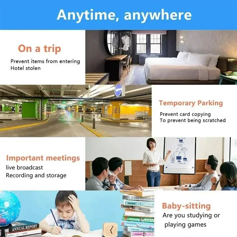 1080P Mini WiFi Camera with HD Night Vision, Home X5 Remote Monitoring for Kids, Pets, and Safety - Perfect Gift