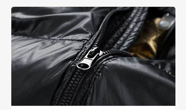 Men's Winter Coat Hooded Padded Jacket 2025 woman Heavyweight Warm Thick Thermal Outerwear Black Cold Weather Casual Streetwear - AIAZ