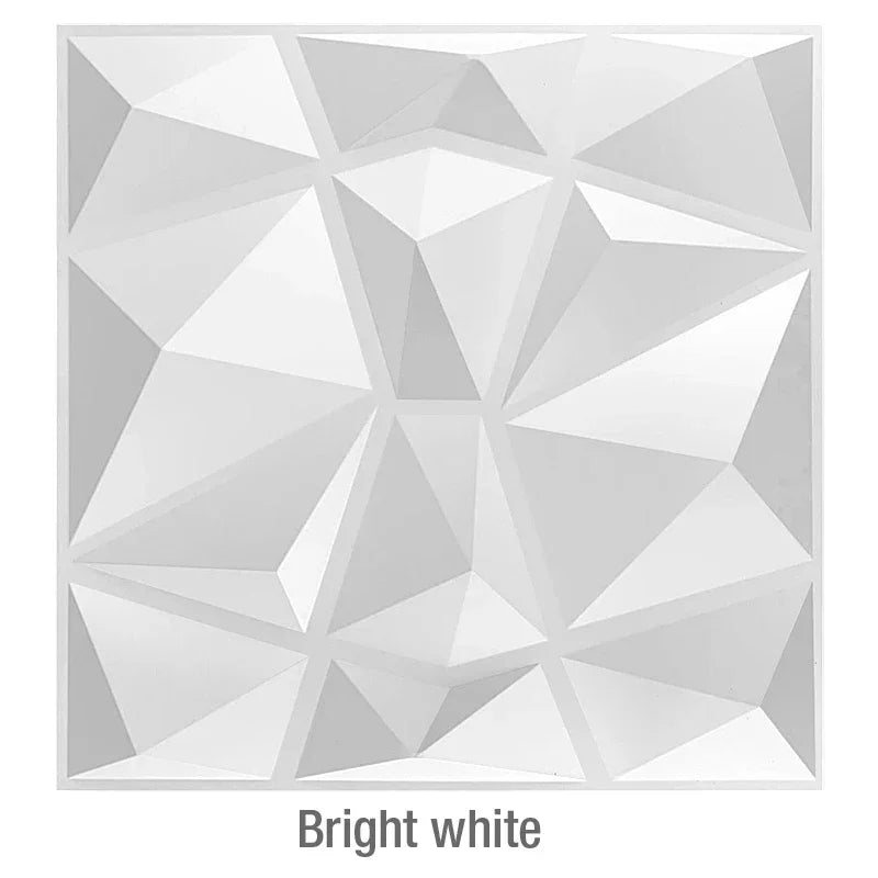 30cm house wall renovation geometric 3D wall panel non-self-adhesive 3D wall sticker art tile 3d wallpaper room bathroom ceiling