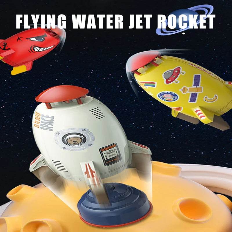 Water Pressure Lift Sprinkler Toy Fun Interaction In Garden Lawn Water Spray Toys for Kids Rocket Launcher Toys Outdoor Rocket - AIAZ