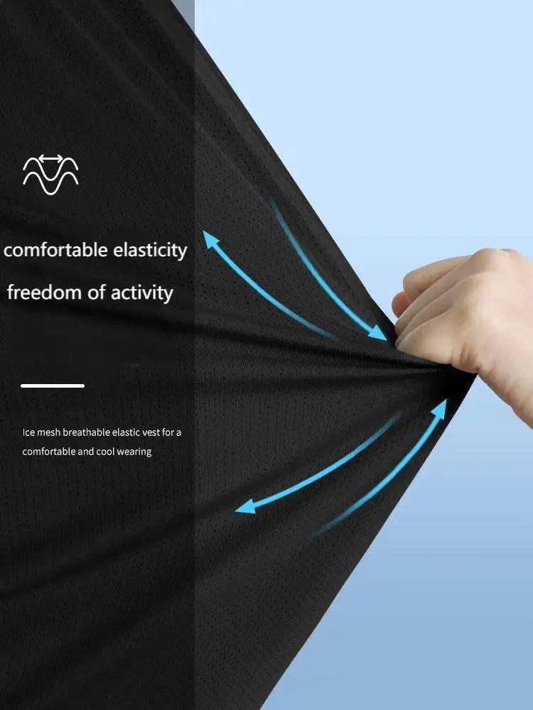 2025 Summer Clothes for Men Breathable Fitness Sports Quick Drying Men's Tank Top + Sweatpants Two-piece Sets Men's Clothing - AIAZ