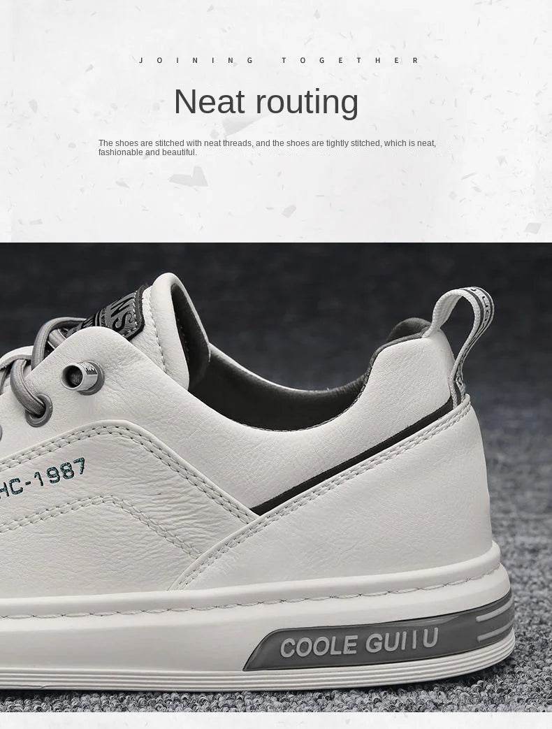 New Shoes for Men Comfortable Flat Men's Casual Shoes Outdoor Wild Men's Sneakers High End Fashion One Pedal Dress Shoes Male - AIAZ