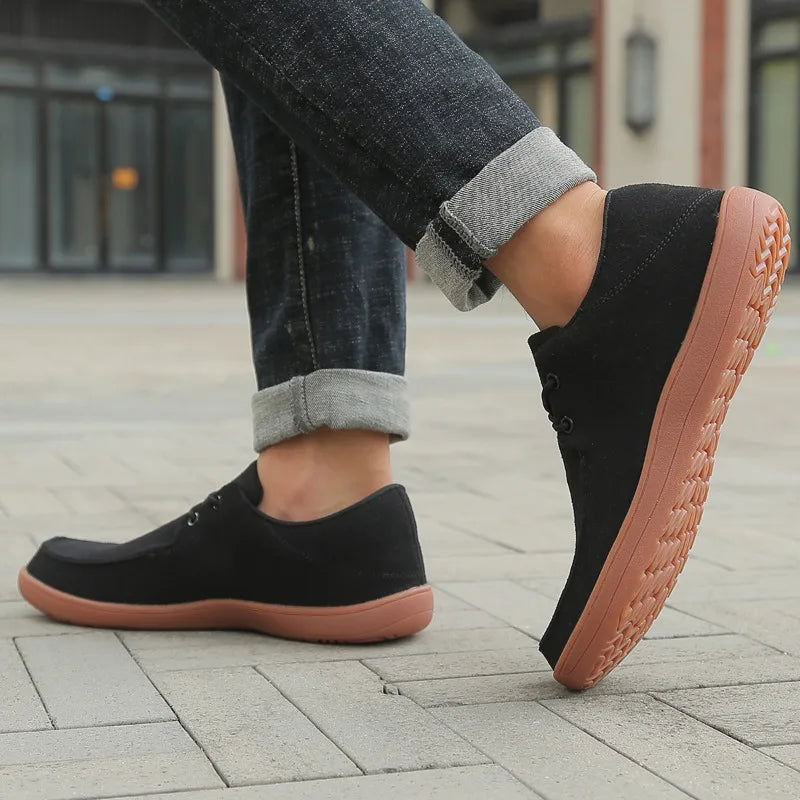 High Quanlity Wide Barefoot Non-slip Casual Walking Shoes Comfortable Footwear Shoe Classic Fashion Men's Sneakers Plus Size 46